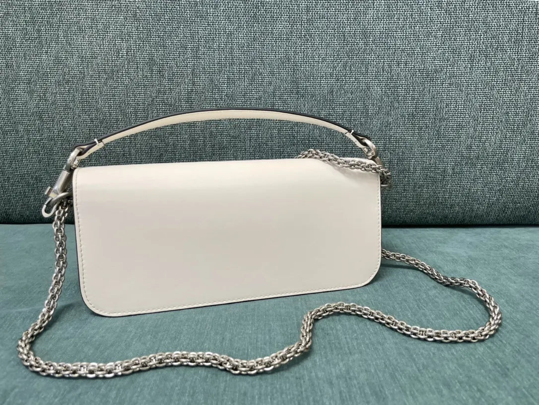 Valentino Ivory Crystal VLogo Bag - Hình 2