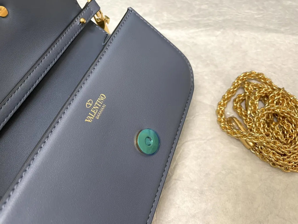 Valentino Blue VLogo Bag - Hình 6