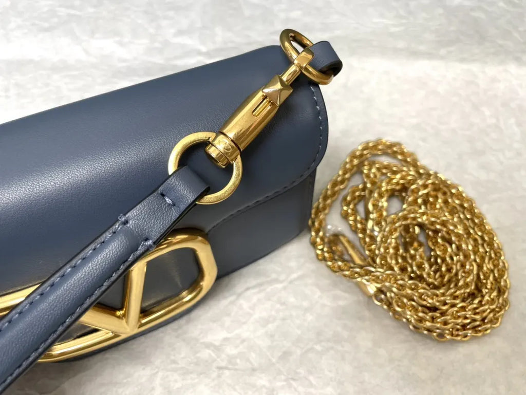 Valentino Blue VLogo Bag - Hình 4