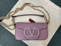 Valentino Lilac Crystal Bag