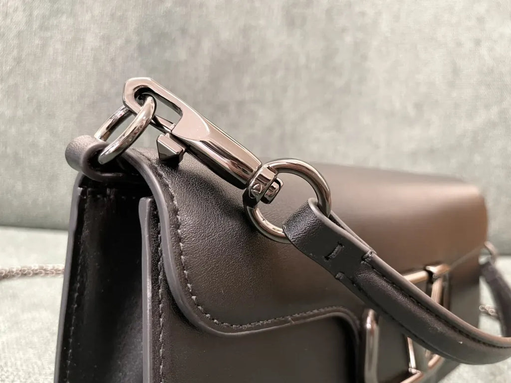 Valentino Anthracite VLogo Bag - Hình 7