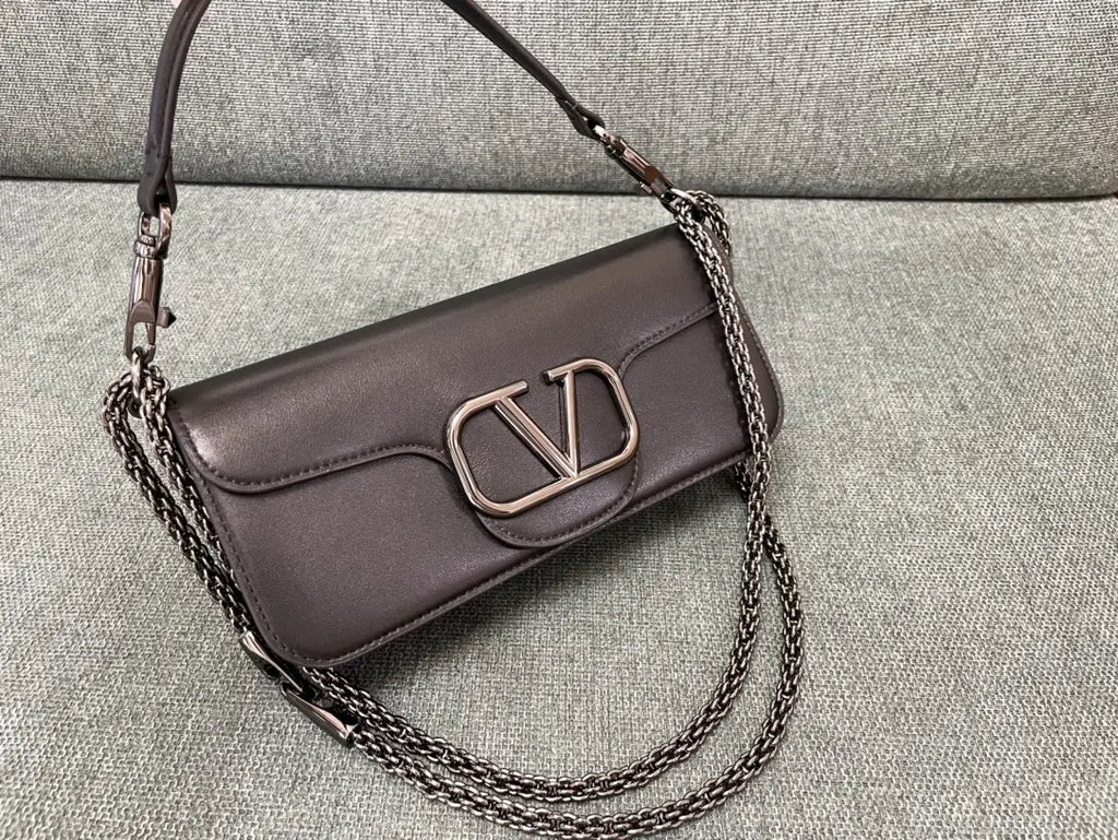 Valentino Anthracite VLogo Bag