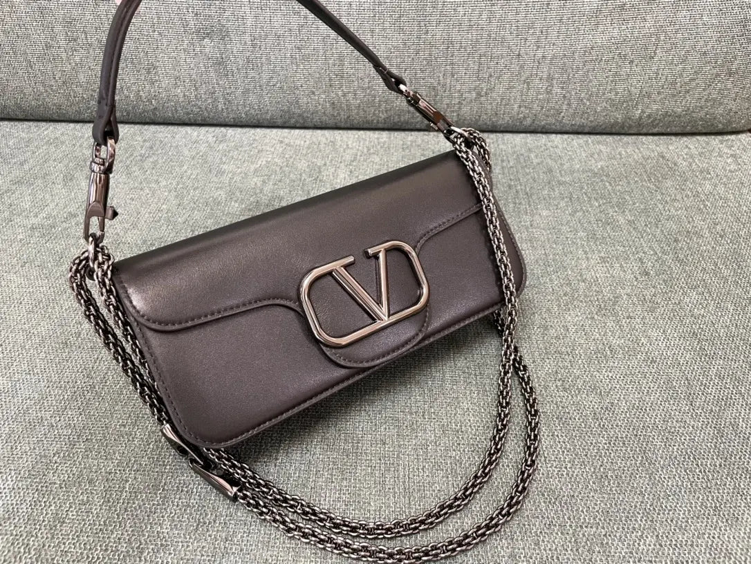 Valentino Anthracite VLogo Bag