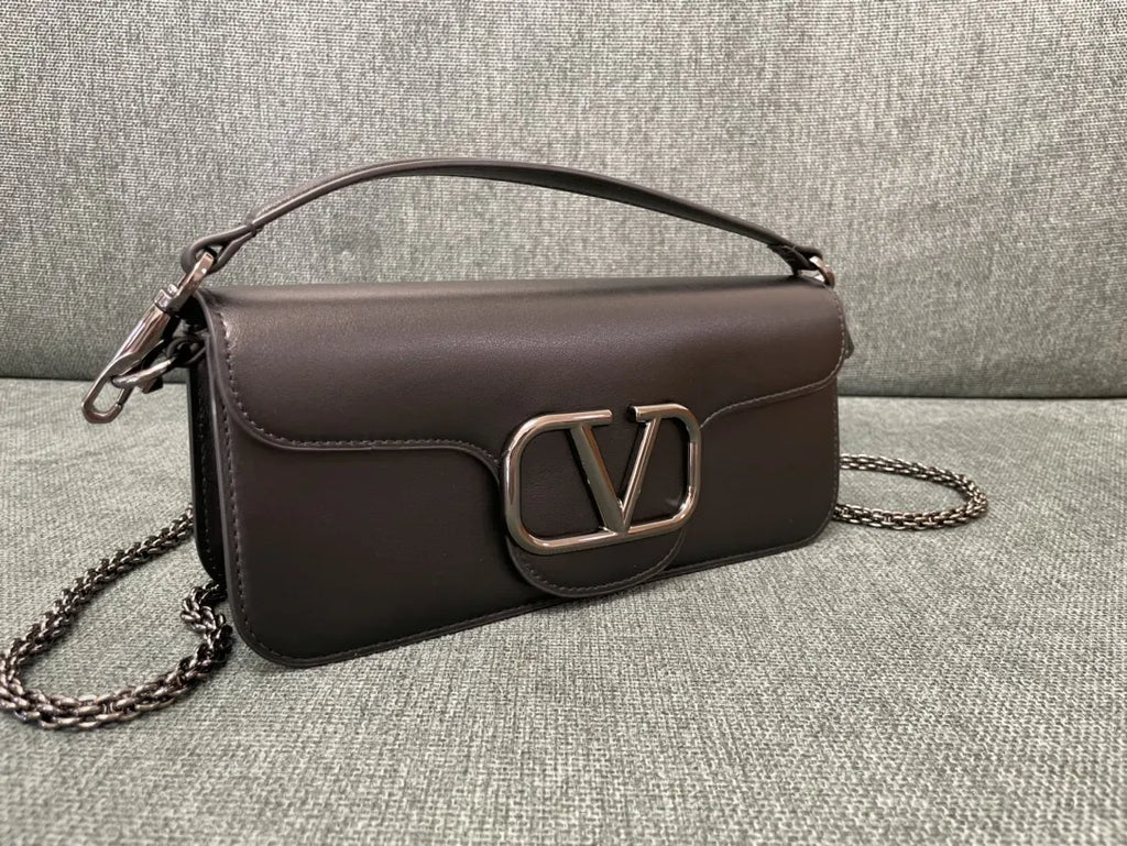 Valentino Anthracite VLogo Bag - Hình 8