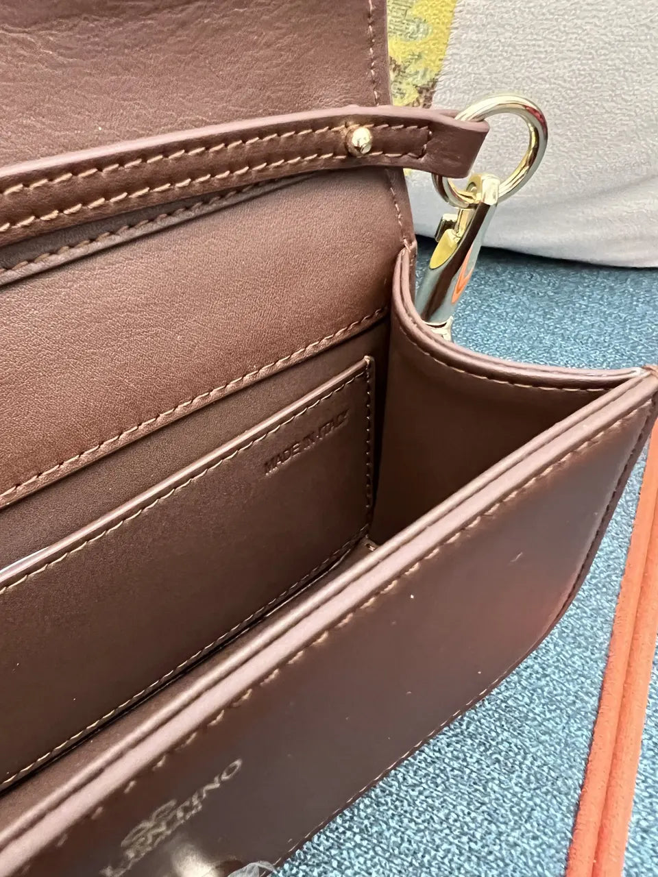 Valentino Brown Toile Iconographe Bag - Hình 8