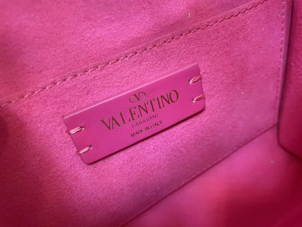 Valentino Fuchsia Crossbody Bag - Hình 9
