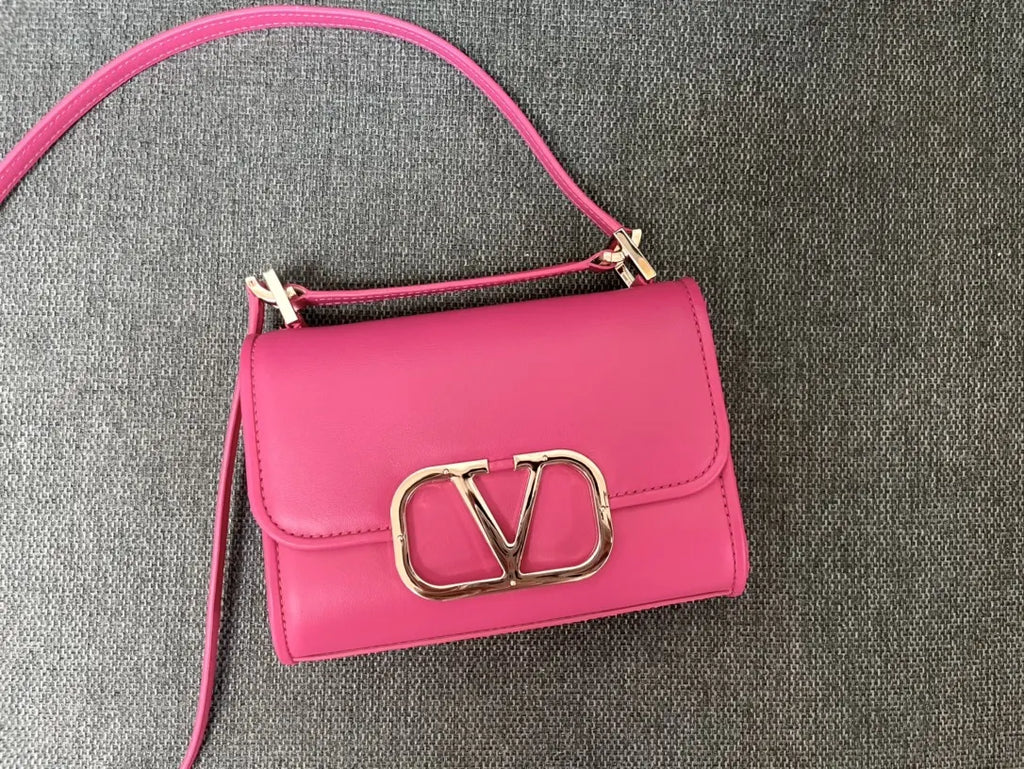 Valentino Fuchsia Crossbody Bag - Hình 2