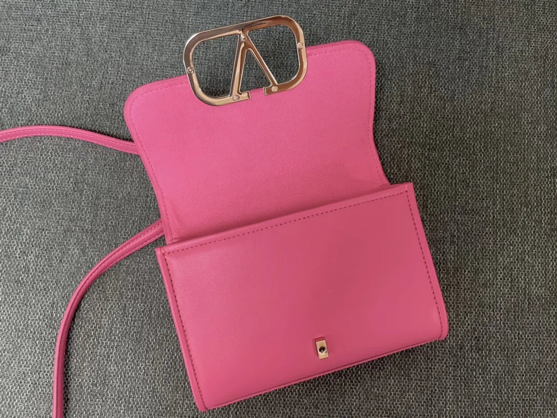 Valentino Fuchsia Crossbody Bag - Hình 7