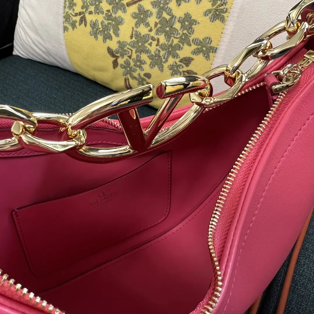 Valentino Fuchsia Hobo Bag - Hình 8