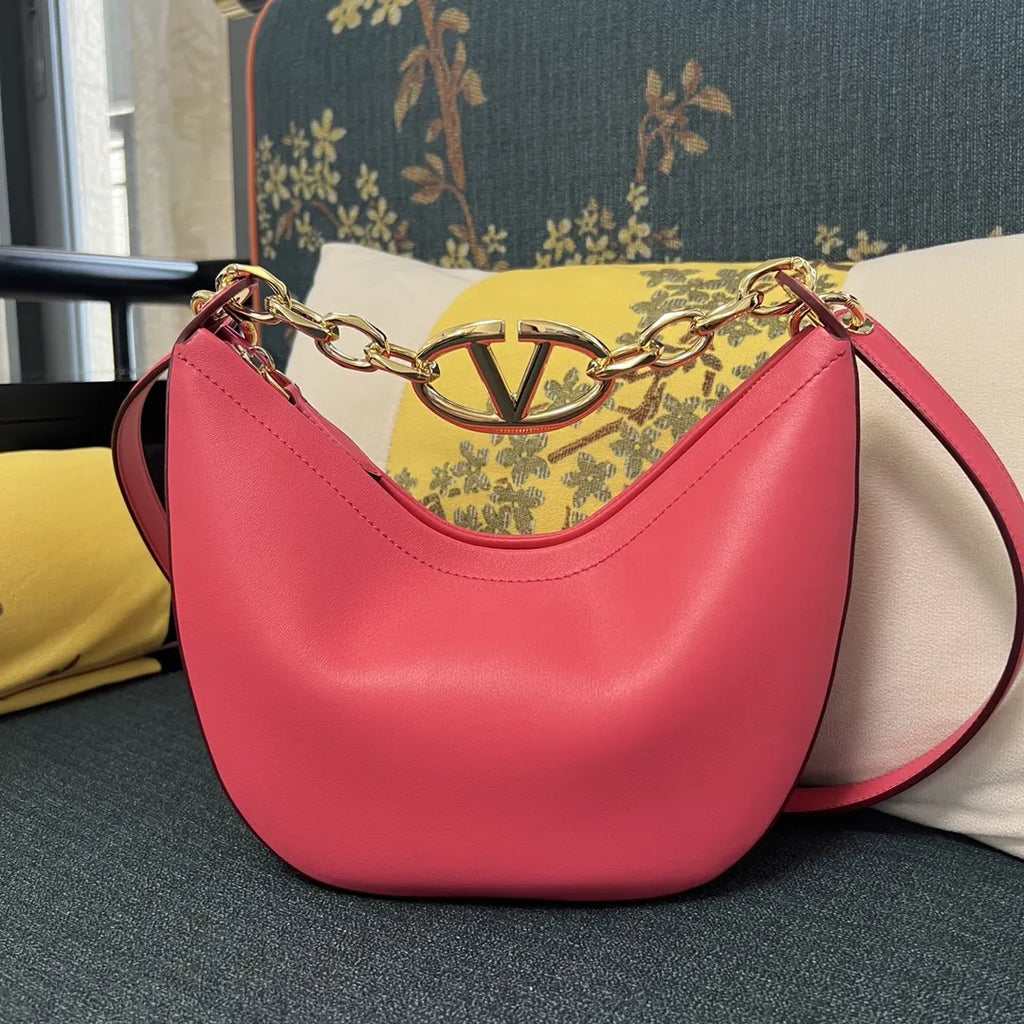 Valentino Fuchsia Hobo Bag