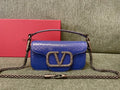 Valentino Blue Snakeskin VLogo Bag