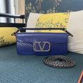 Valentino Blue Python Bag
