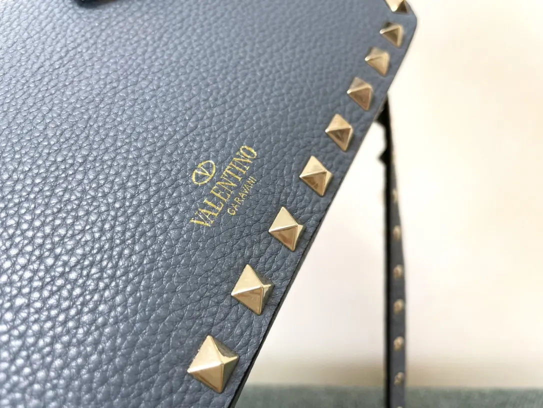 Valentino Blue Rockstud Bag - Hình 3