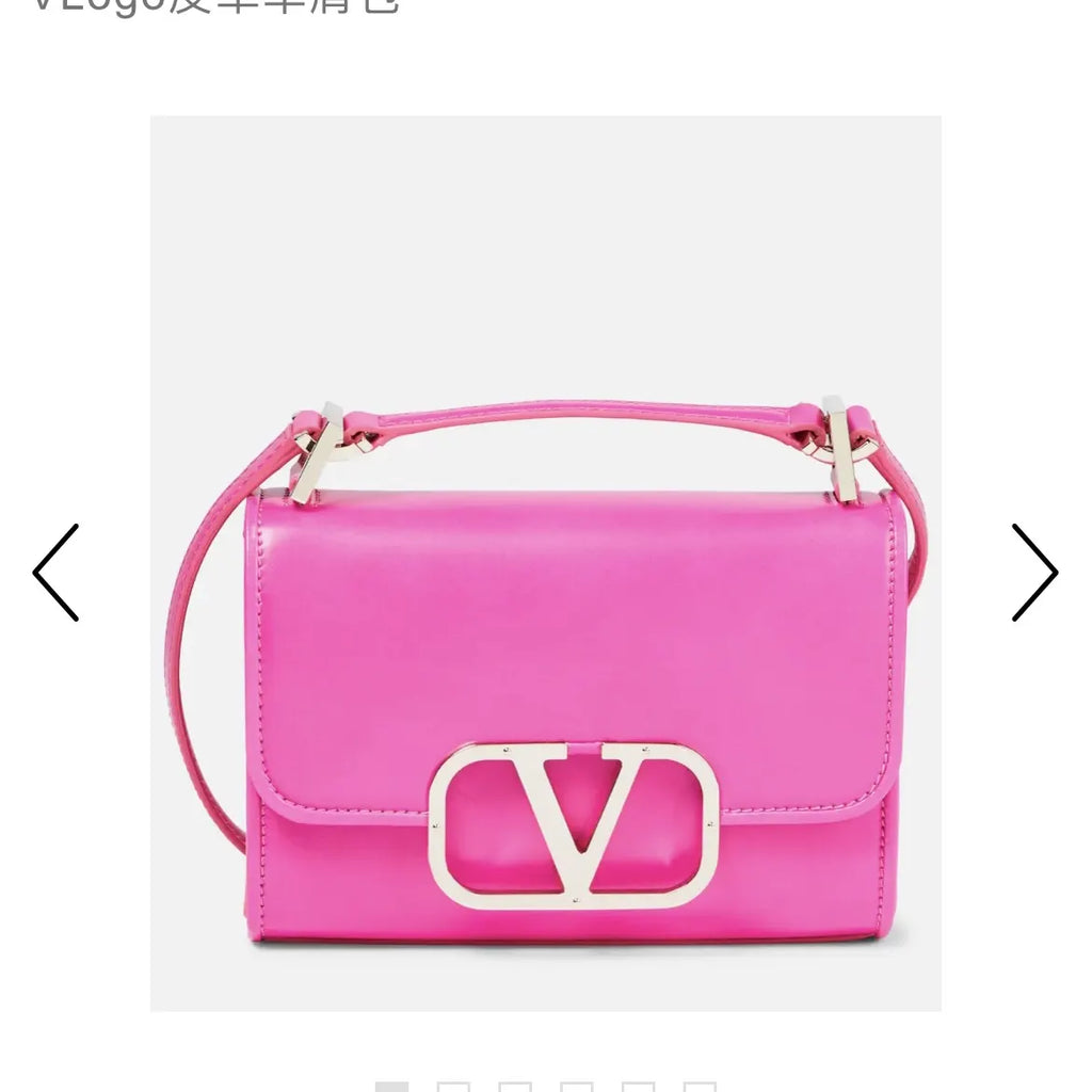 smooth Valentino Fuchsia VLogo Bag