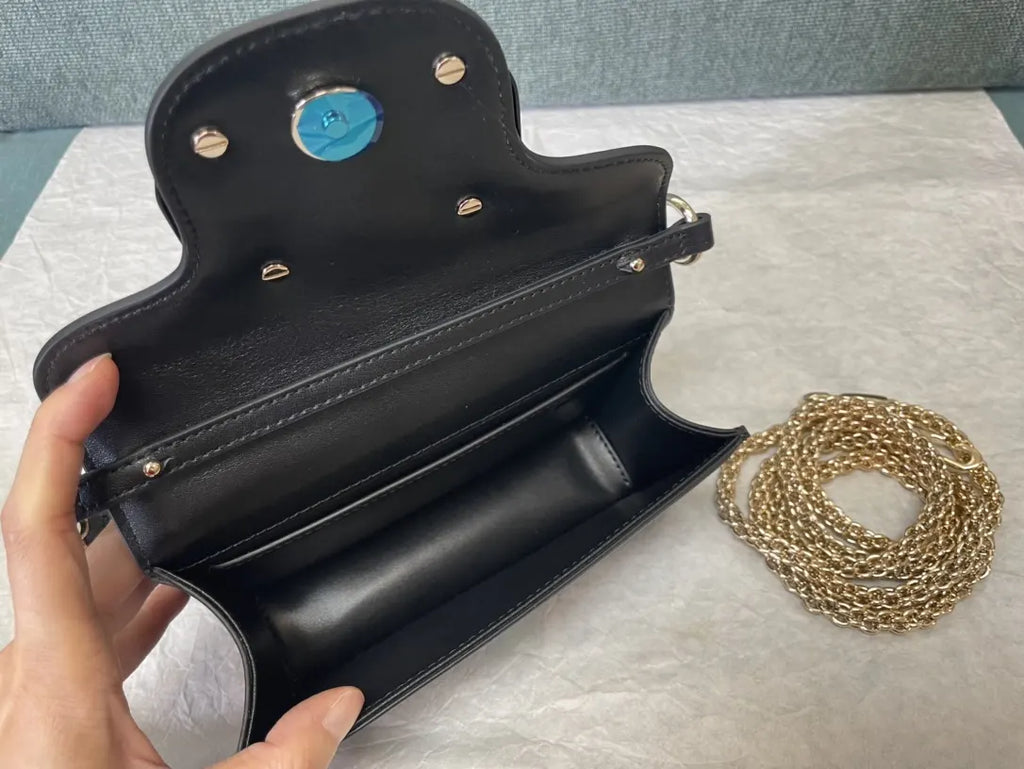 Valentino Black One Stud Nano Bag - Hình 8