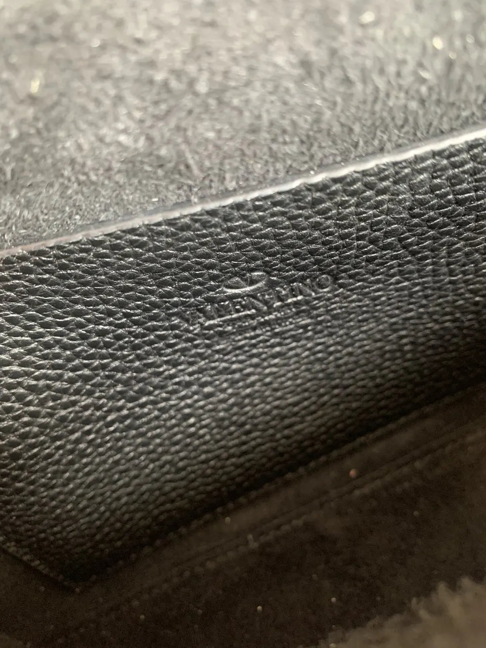 Valentino Black Rockstud Flap Bag - Hình 8