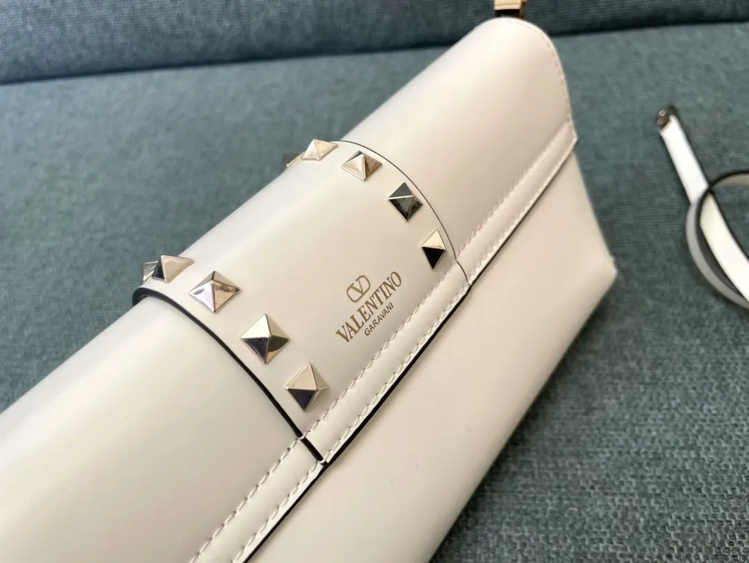 Valentino Ivory Studded Clutch - Hình 3