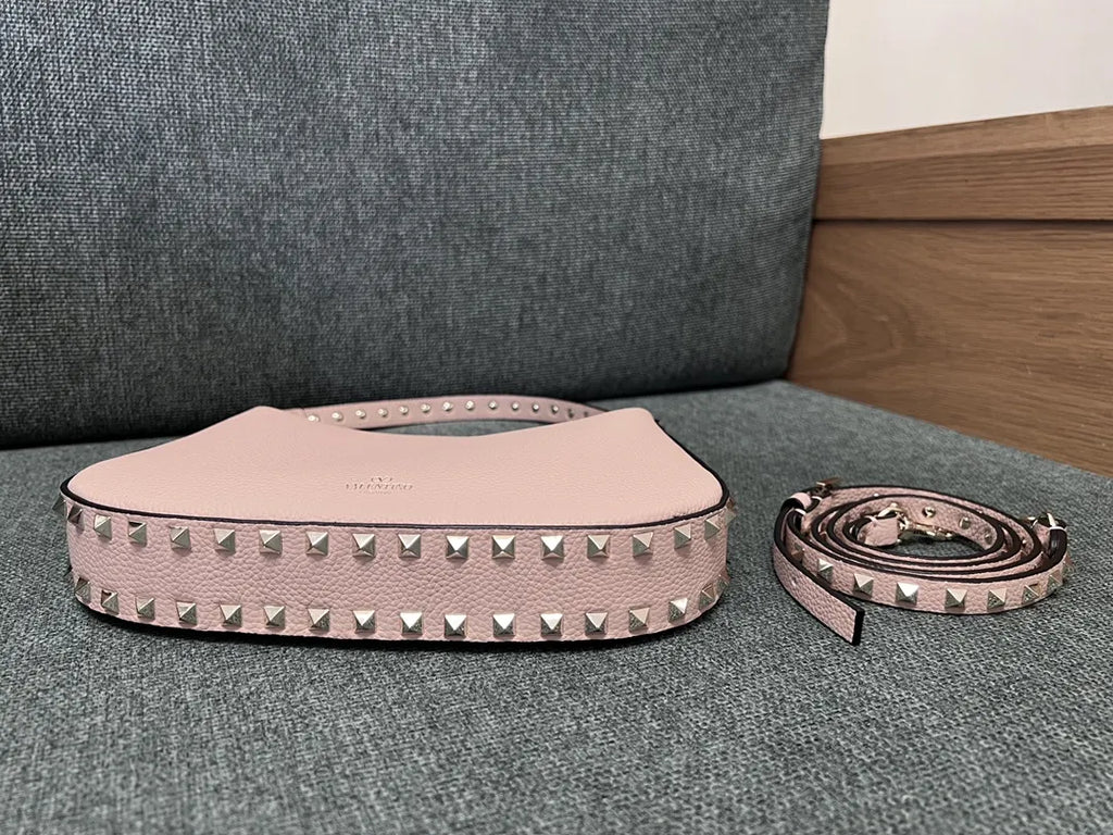 Valentino Rose Quartz Hobo Bag - Hình 3