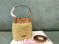 Valentino Raffia Bucket Bag