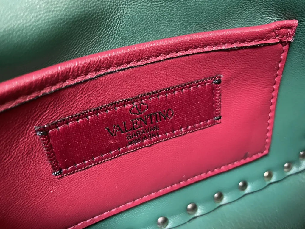 roman Valentino Emerald Green Bag - Hình 8
