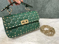 roman Valentino Emerald Green Bag