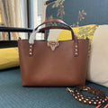 Valentino Caramel Roman Stud Tote