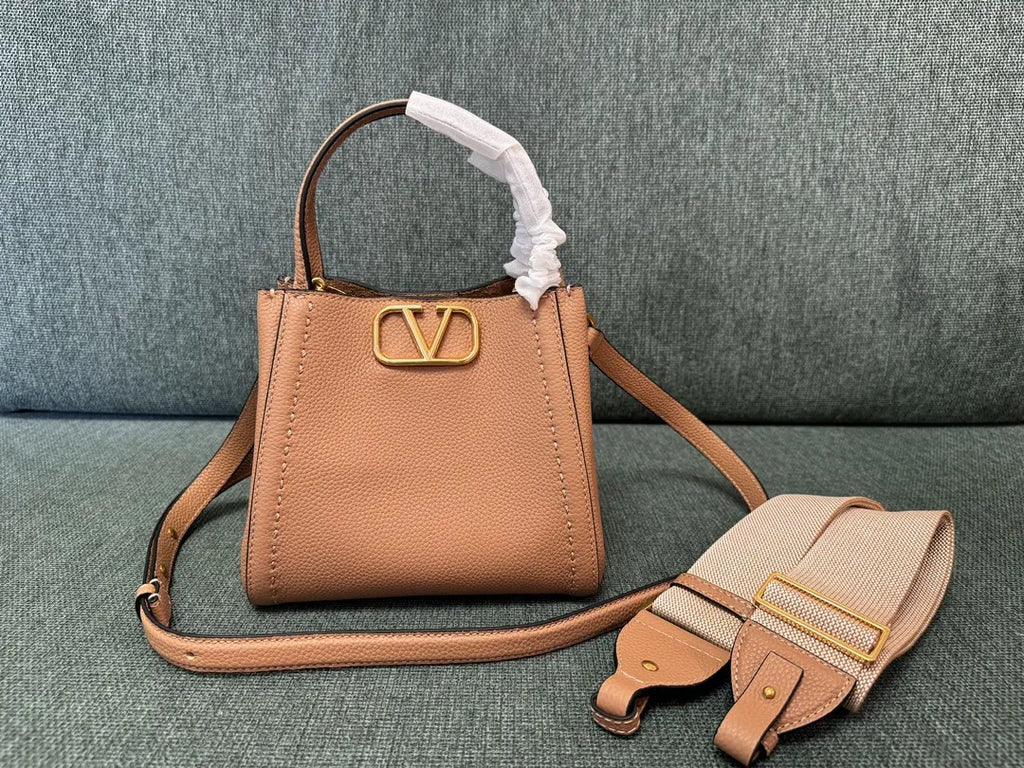 Valentino Nude Top Handle Bag
