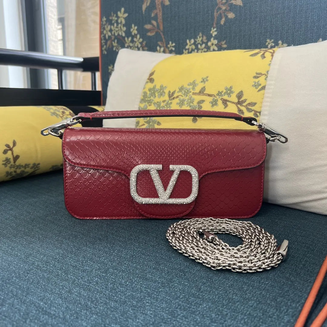 Valentino Ruby Python Bag