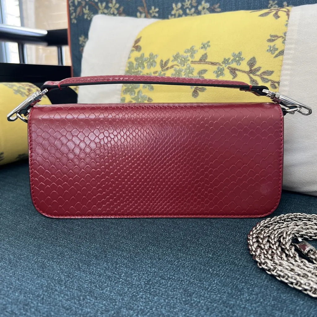 Valentino Ruby Python Bag - Hình 6
