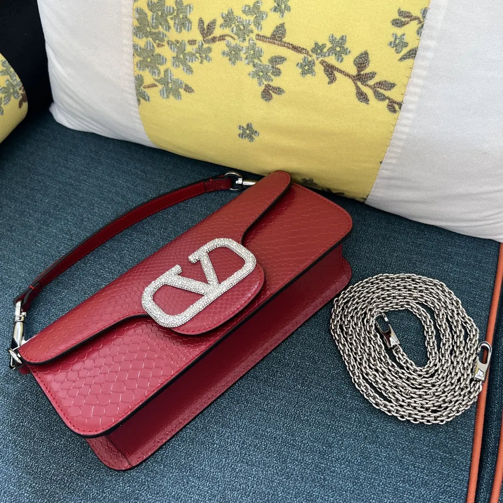 Valentino Ruby Python Bag - Hình 2
