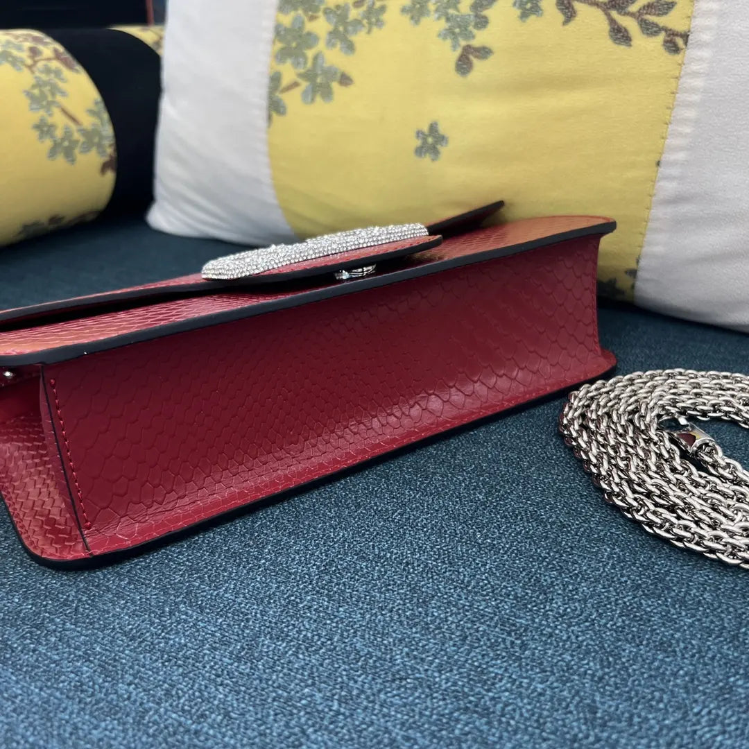 Valentino Ruby Python Bag - Hình 4