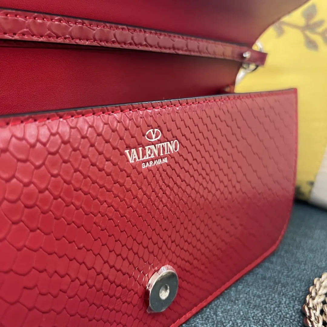 Valentino Ruby Python Bag - Hình 8