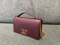 Valentino Burgundy Chain Bag