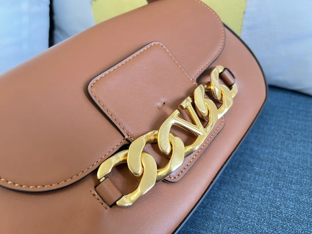 Valentino Tan Shoulder Bag - Hình 6