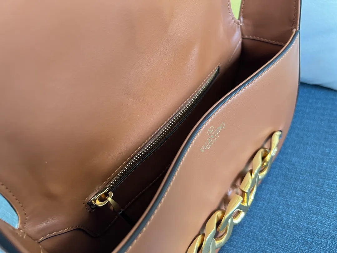 Valentino Tan Shoulder Bag - Hình 7