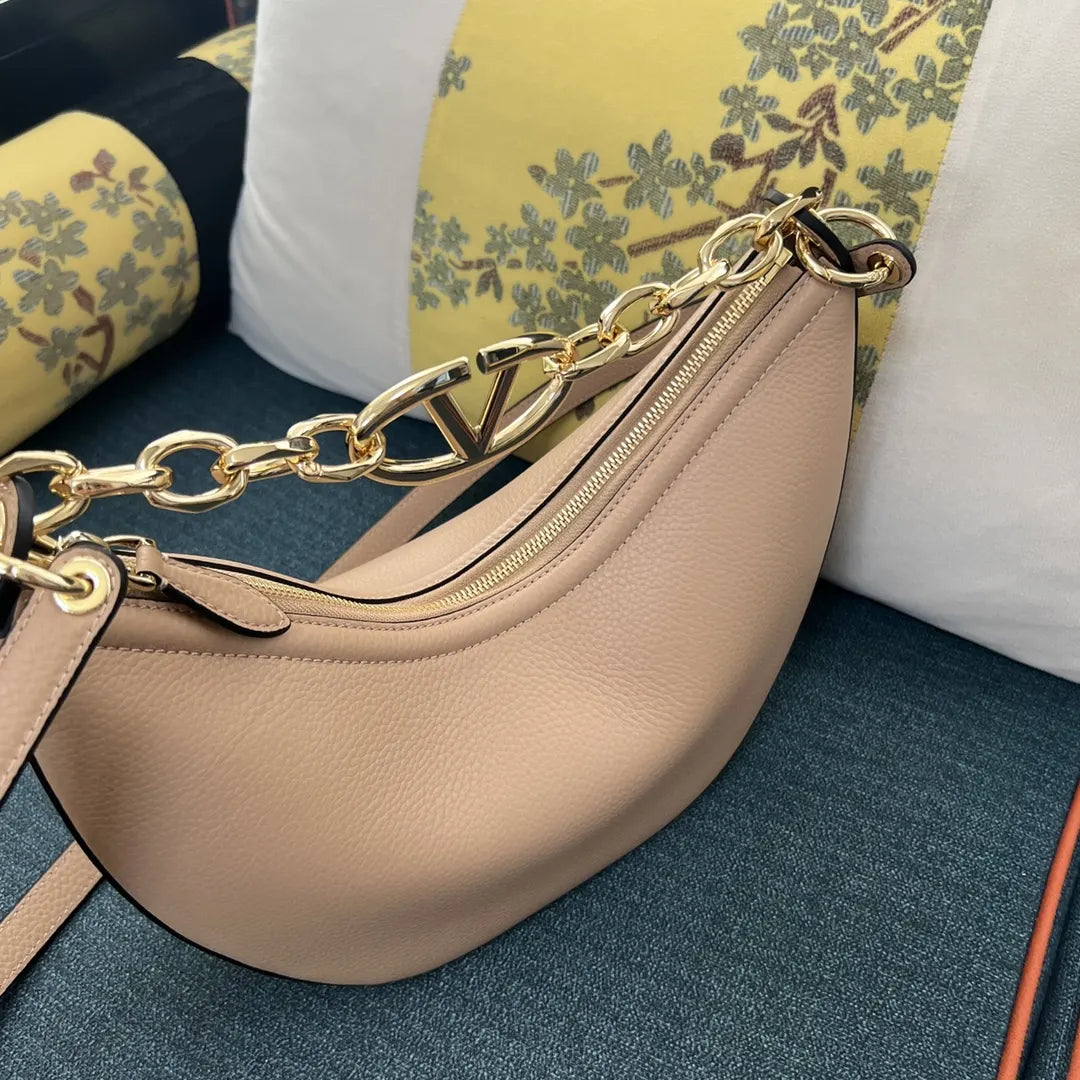 Valentino Dune Leather Hobo - Hình 2