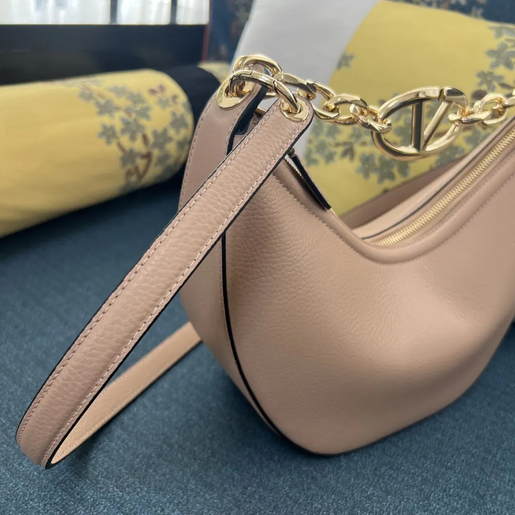 Valentino Dune Leather Hobo - Hình 3