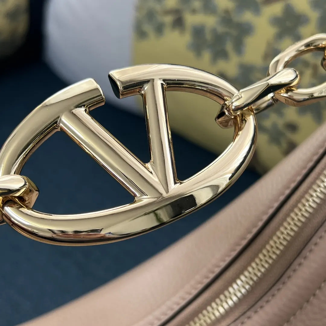 Valentino Dune Leather Hobo - Hình 7