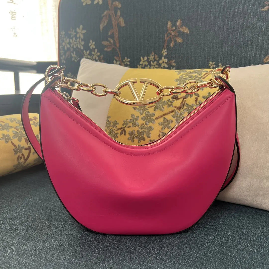 Valentino Shocking Pink Chain Bag