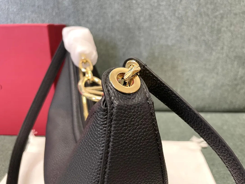 Valentino Black Hobo Bag - Hình 6