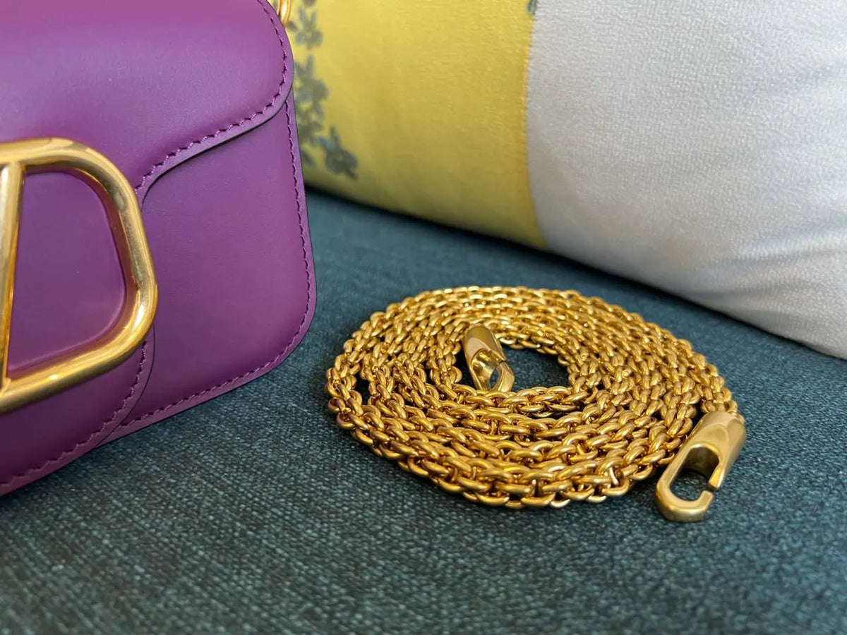 Valentino Amethyst VLogo Bag - Hình 6