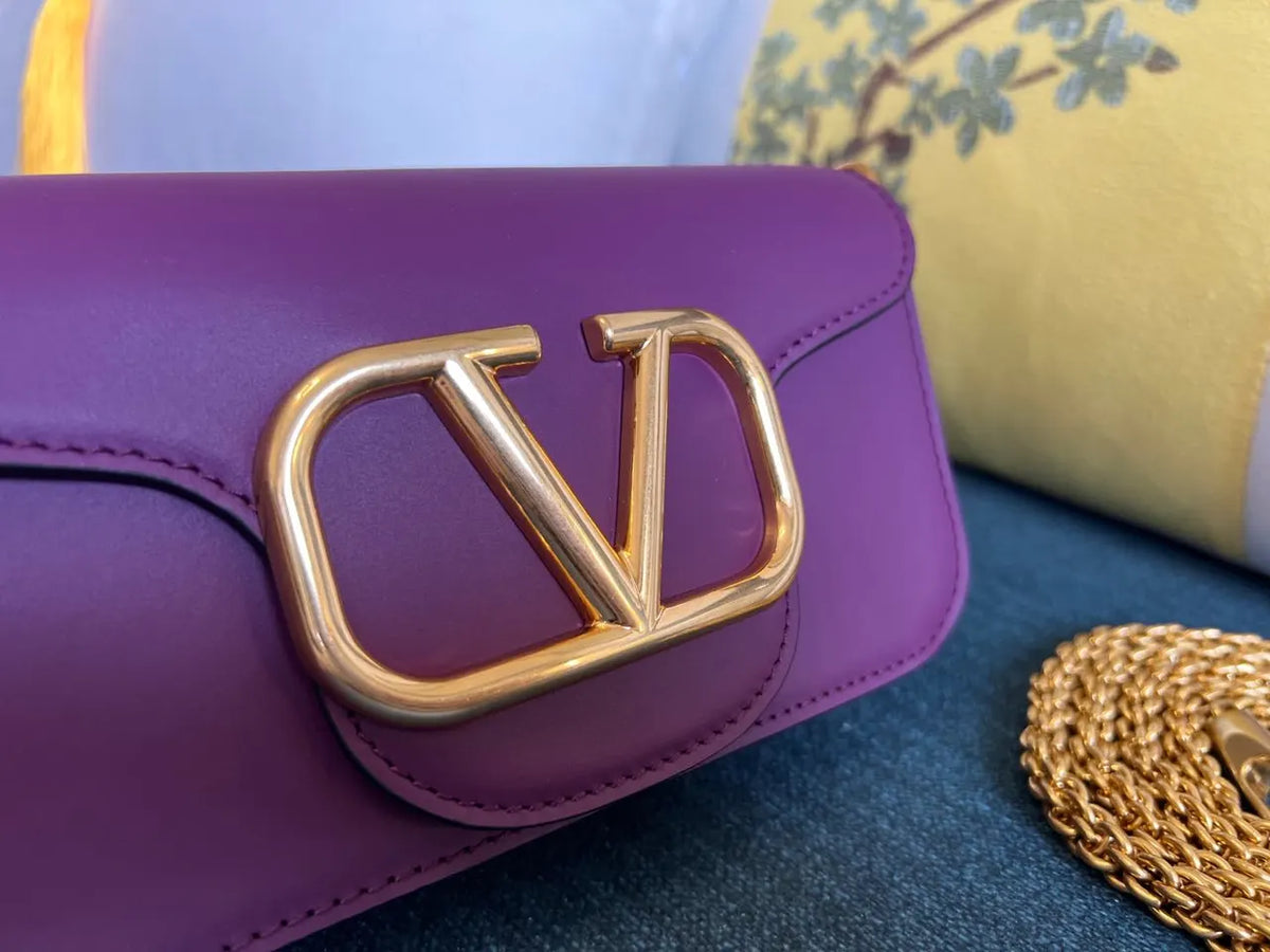 Valentino Amethyst VLogo Bag - Hình 5