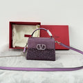 Valentino Purple Crystal Bag