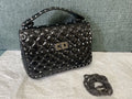 Valentino Black Studded Quilted Bag