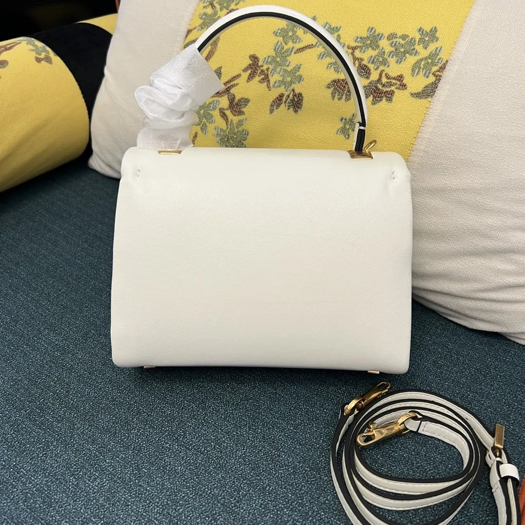 pyramid Valentino Optical White Bag - Hình 5