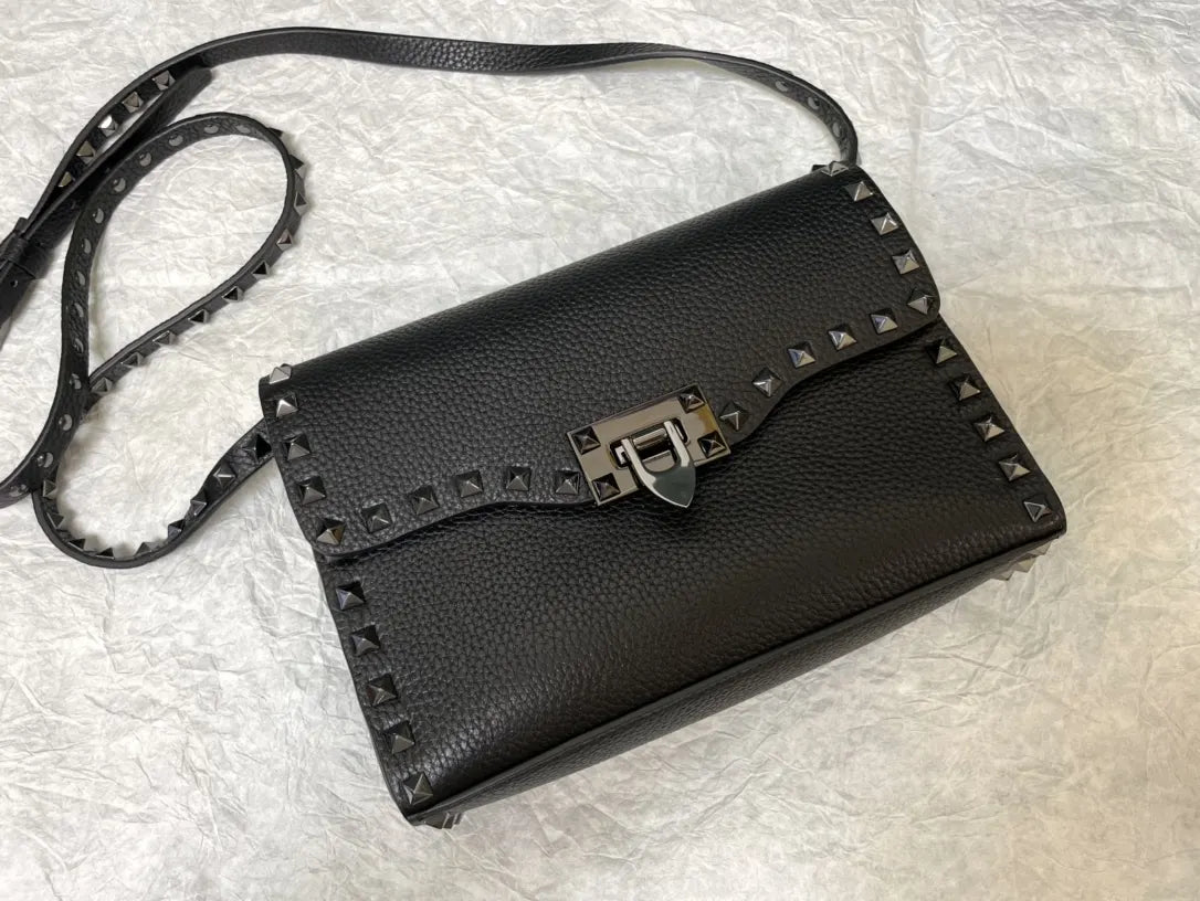 Valentino Spike Me Bag Black