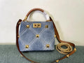 Valentino Denim Roman Stud Bag