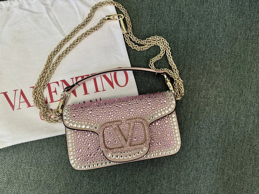 shoulder Valentino Rose Crystal Bag
