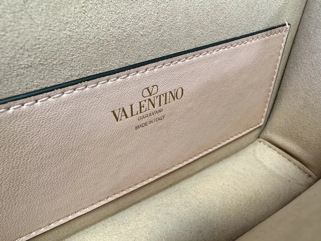 shoulder Valentino Rose Crystal Bag - Hình 5