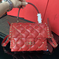 Valentino Red Roman Stud Bag